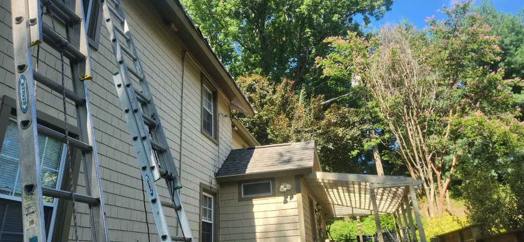 Roofing work in Edgemere, Baltimore County by Magothy Roofing and Exteriors