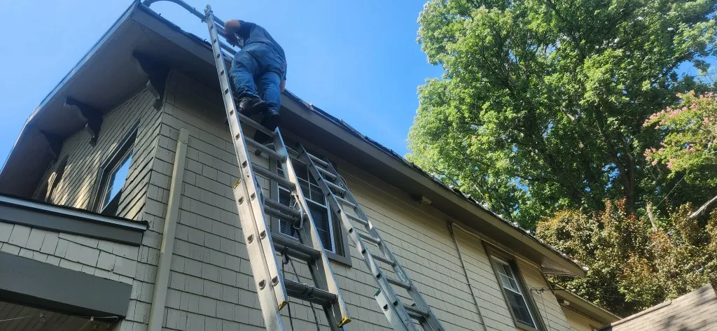 Roofing work in Rosedale, Baltimore County by Magothy Roofing and Exteriors